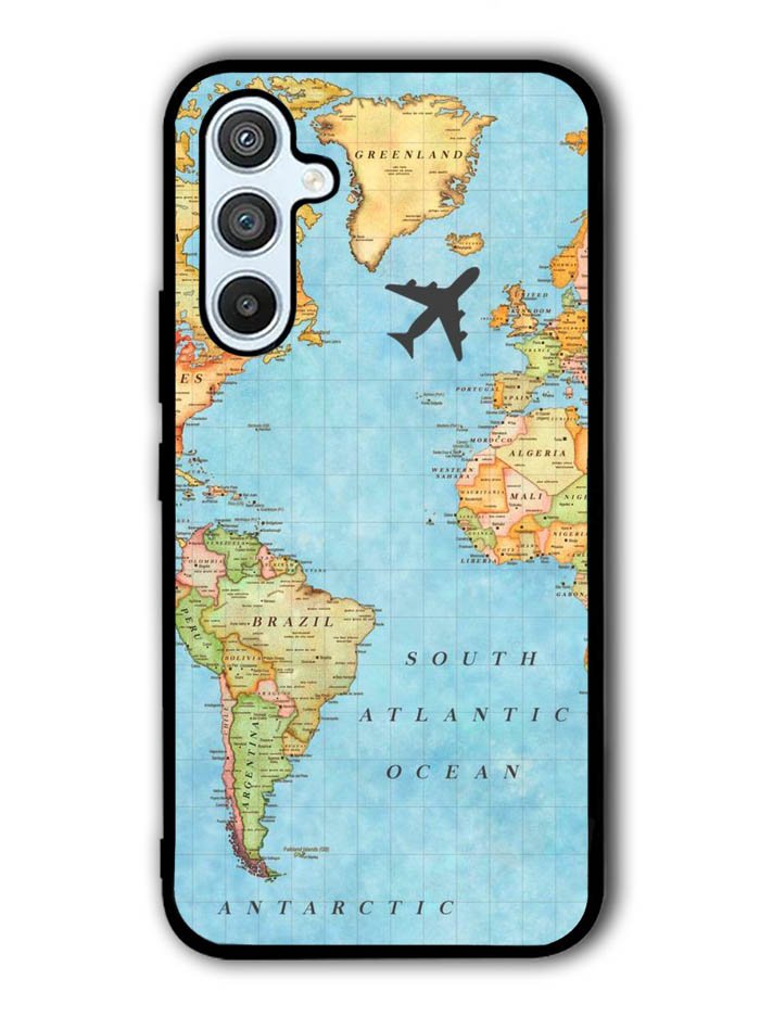 World Map Samsung Galaxy A14 5G Case QC9733