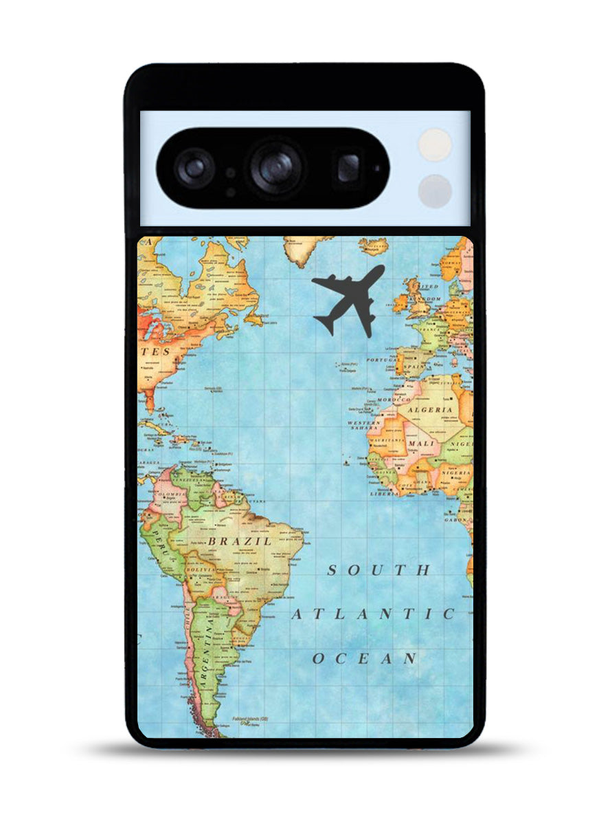 World Map Google Pixel 8 Pro Case QC9733