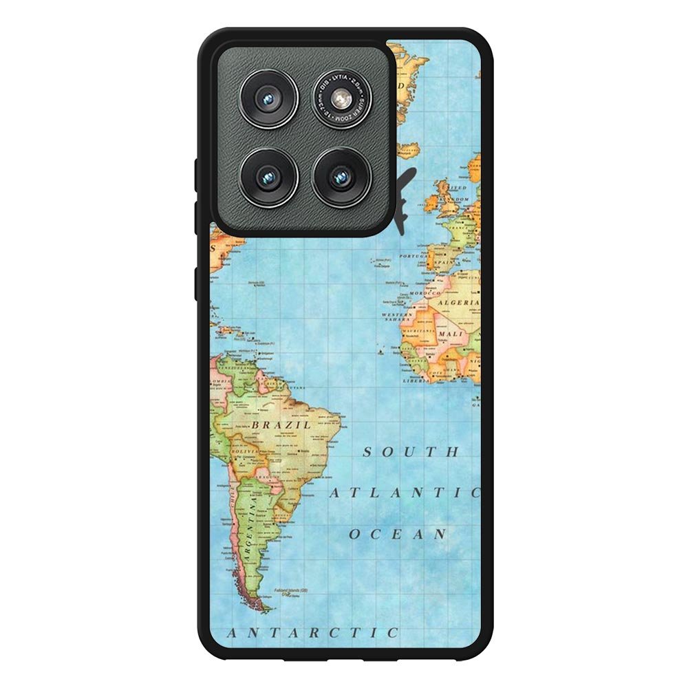 World Map Motorola Moto Edge 2025 Case OV9733