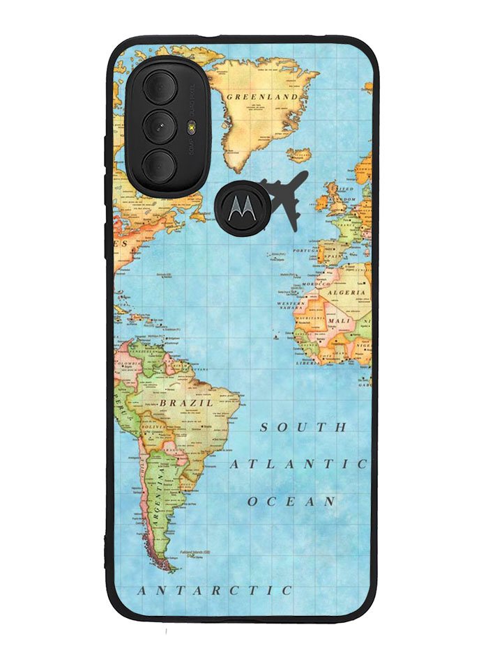 World Map Motorola Moto G Pure 2021 , Moto G Power 2022 Case OV9733