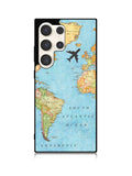 World Map Samsung Galaxy S25 Ultra 5G Case QC9733
