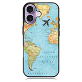 World Map iPhone 17 Case OV9733