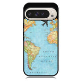 World Map Google Pixel 10 | Google Pixel 10 Pro Case RC9733