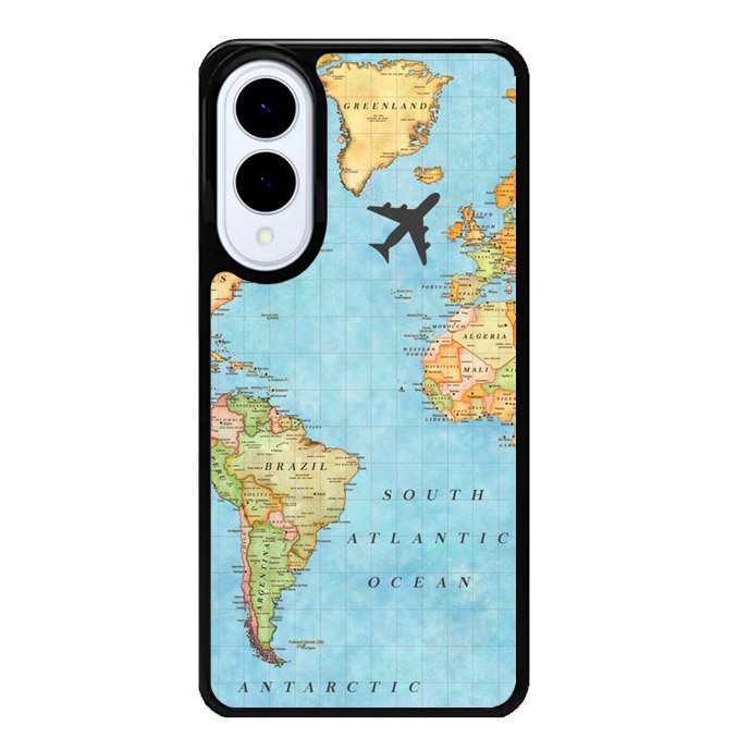 World Map Samsung Galaxy S25 Edge 5G Case OV9733