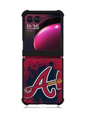 atlanta braves 4th Motorola Moto Razr Plus 2023 , Moto Razr+ 2023 Case