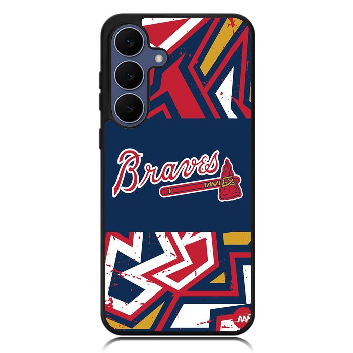 atlanta braves Samsung Galaxy S25 FE Case OV9651