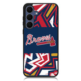 atlanta braves Samsung Galaxy S25 FE Case OV9651