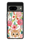 Cat flowers Google Pixel 8A Case QC9775
