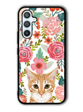 Cat flowers Samsung Galaxy A14 5G Case QC9775