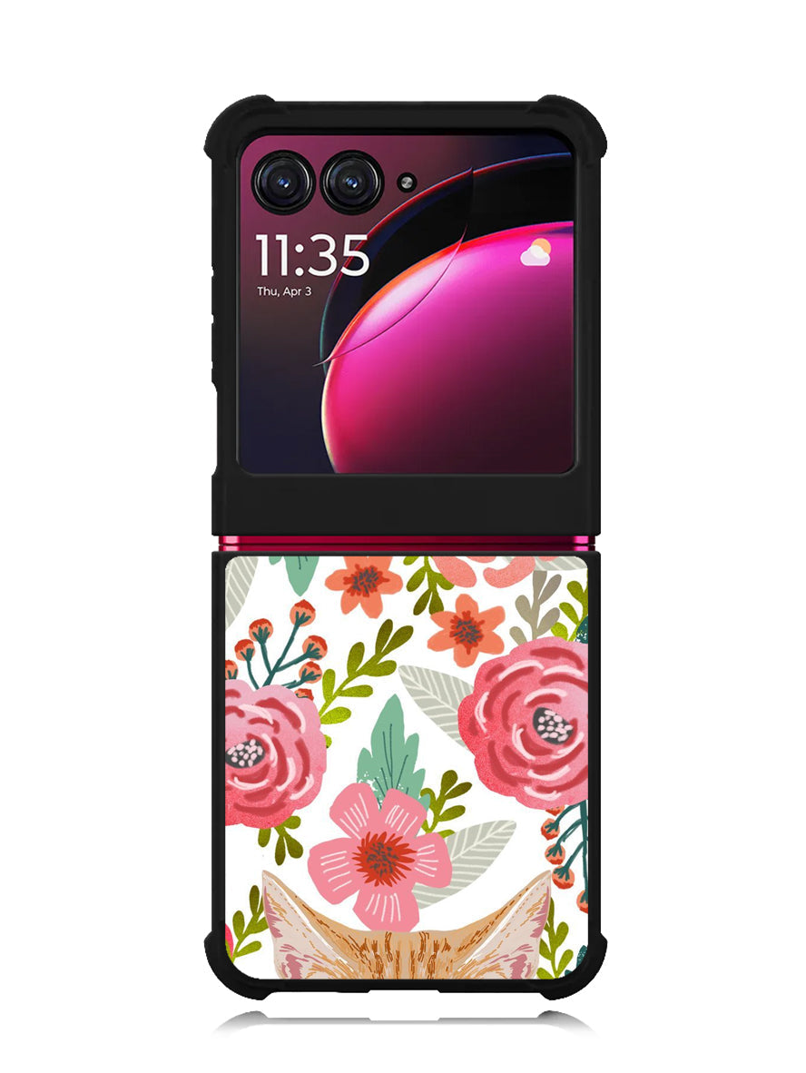 Cat flowers Motorola Moto Razr Plus 2023 , Moto Razr+ 2023 Case OV9775