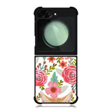 Cat flowers Samsung Galaxy Z Flip 6 5G 2024 Case OV9775