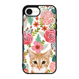 Cat flowers iPhone 17e Case OV9775