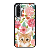 Cat flowers Samsung Galaxy A36 5G Case RC9775