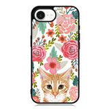 Cat flowers iPhone 16e Case OV9775