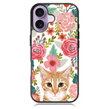 Cat flowers iPhone 17 Case OV9775