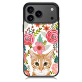 Cat flowers iPhone 17 Pro Case RC9775