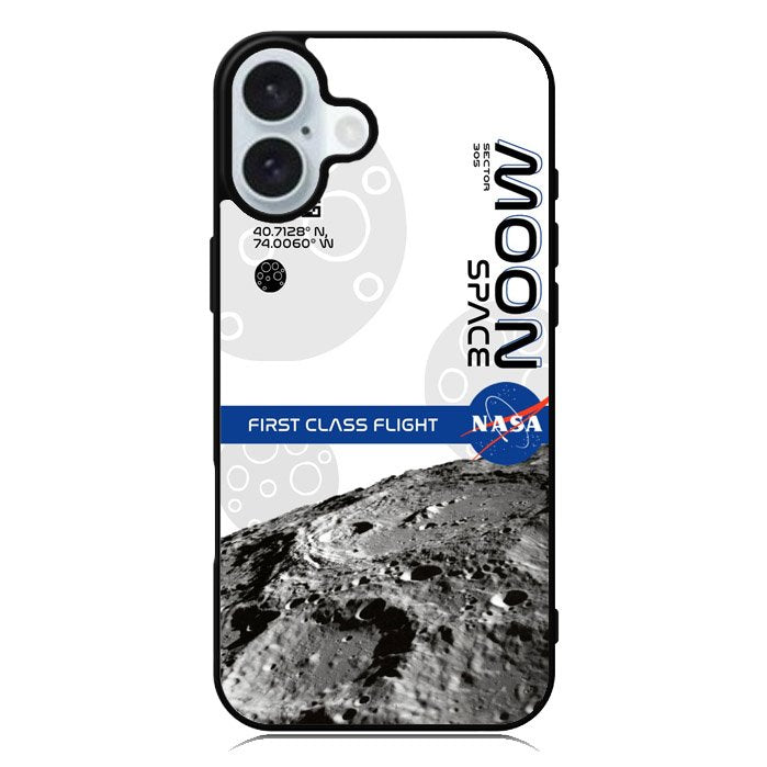 Nasa flight ticket iPhone 16 Case QC9666