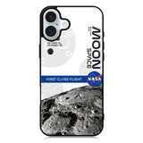 Nasa flight ticket iPhone 16 Plus Case QC9666