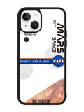 Nasa Mars flight ticket iPhone 14 Plus Case QC9665