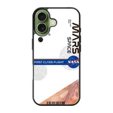 Nasa Mars flight ticket iPhone 17 Case OV9665