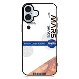 Nasa Mars flight ticket iPhone 16 Plus Case QC9665
