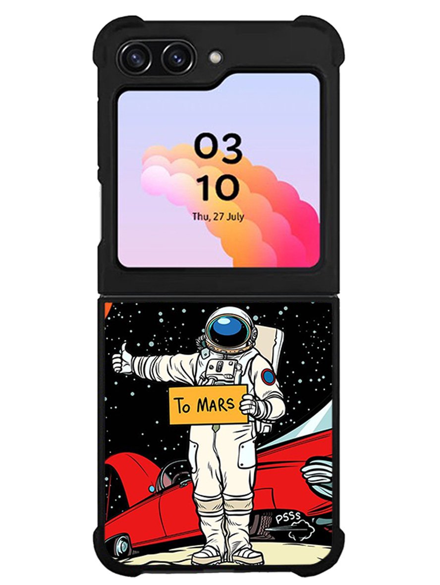 astronaut to mars Samsung Galaxy Z Flip 5 5G 2023 Case OV9664