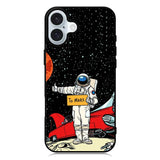 astronaut to mars iPhone 16 Case QC9664