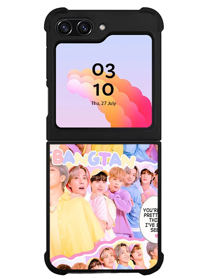 BTS Bangtat Samsung Galaxy Z Flip 5 5G 2023 Case OV8691