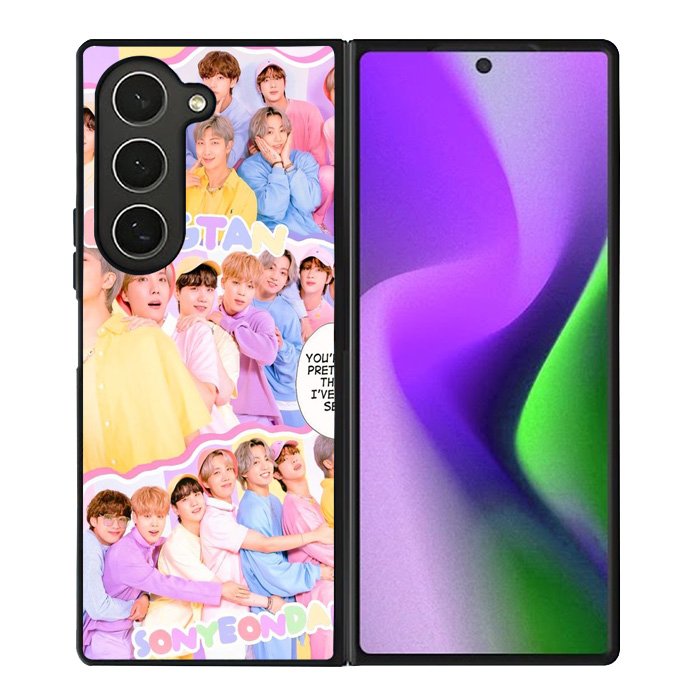 BTS Bangtat Samsung Galaxy Z Fold 6 5G 2024 Case OV8691