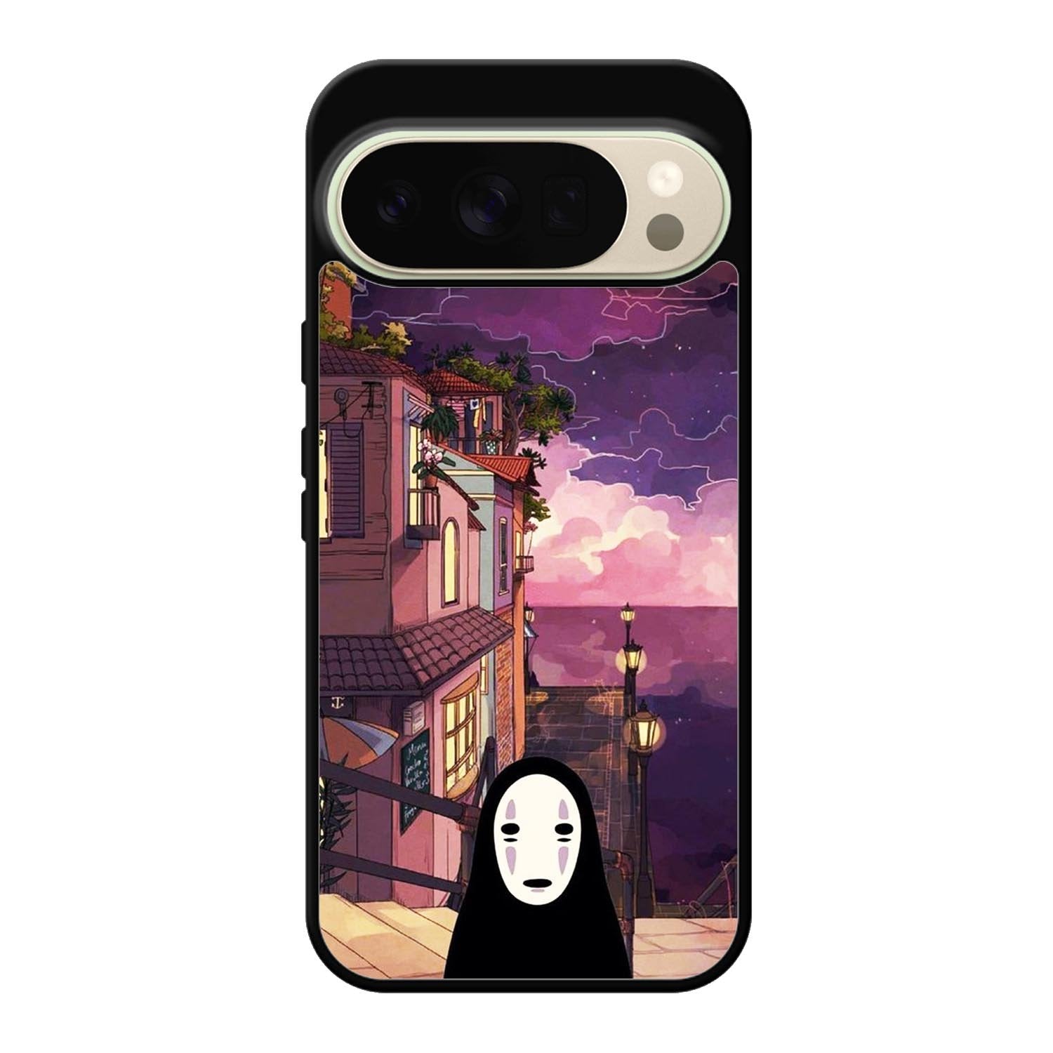 studio ghibli no face mask Google Pixel 10 Pro Case QC8692