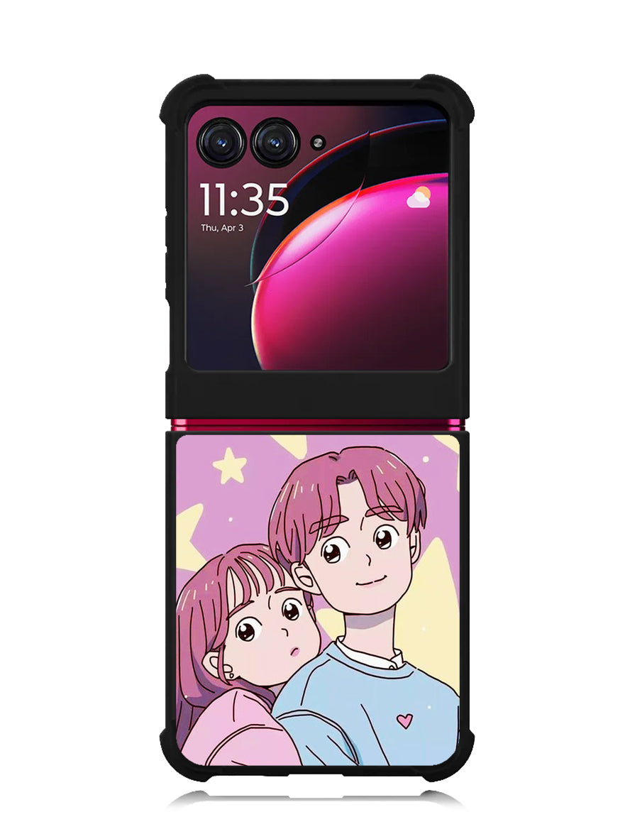 love in draw Motorola Moto Razr Plus 2023 , Moto Razr+ 2023 Case OV8697