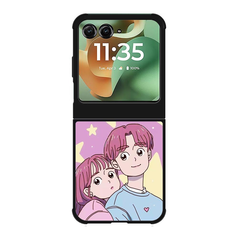 love in draw Motorola Moto RAZR 2025 Case OV8697