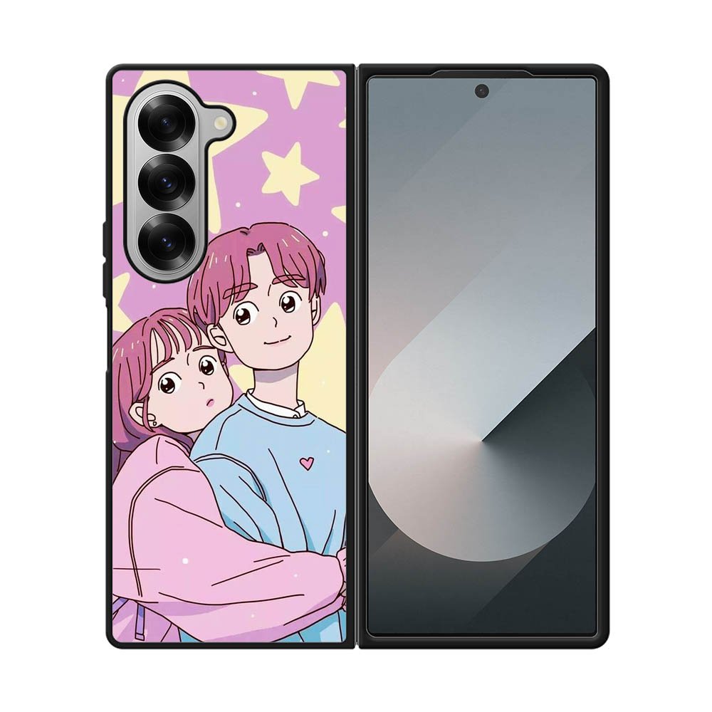 love in draw Samsung Galaxy Z Fold 7 5G Case QC8697