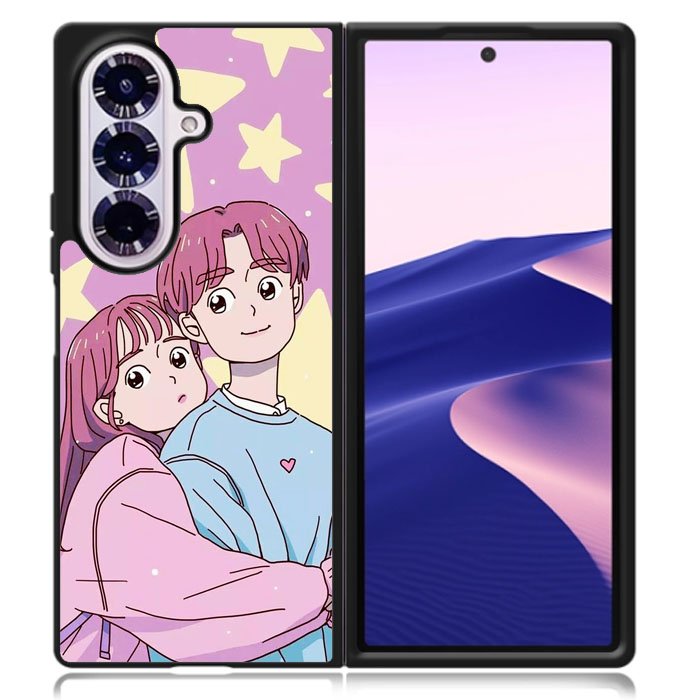 love in draw Samsung Galaxy Z Fold 7 Case OV8697