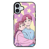 love in draw iPhone 16 Case QC8697
