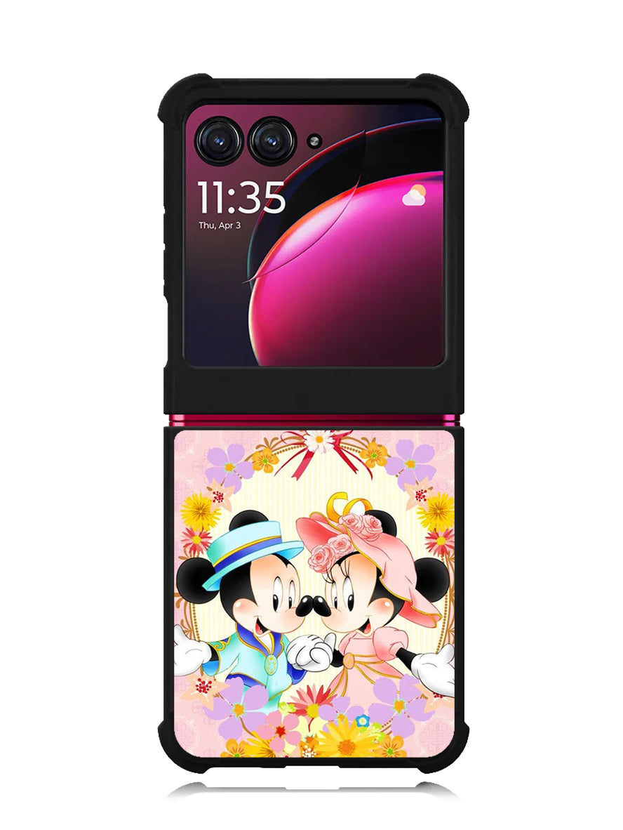 minnie mouse and mickey mouse Motorola Moto Razr Plus 2023 , Moto Razr+ 2023 Case OV8690