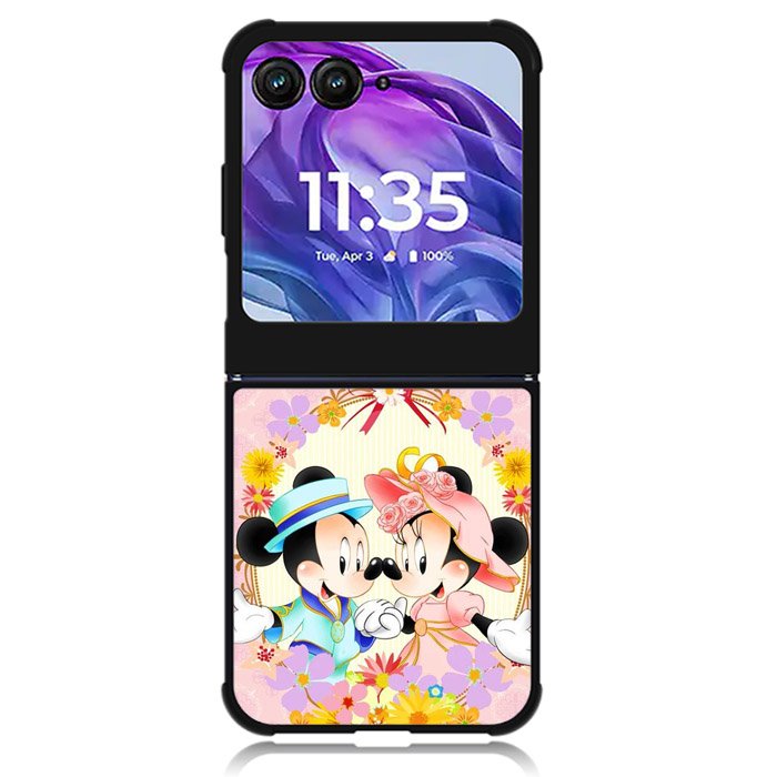 minnie mouse and mickey mouse Motorola Moto Razr Plus 2024 , Moto Razr+ 2024 Case OV8690