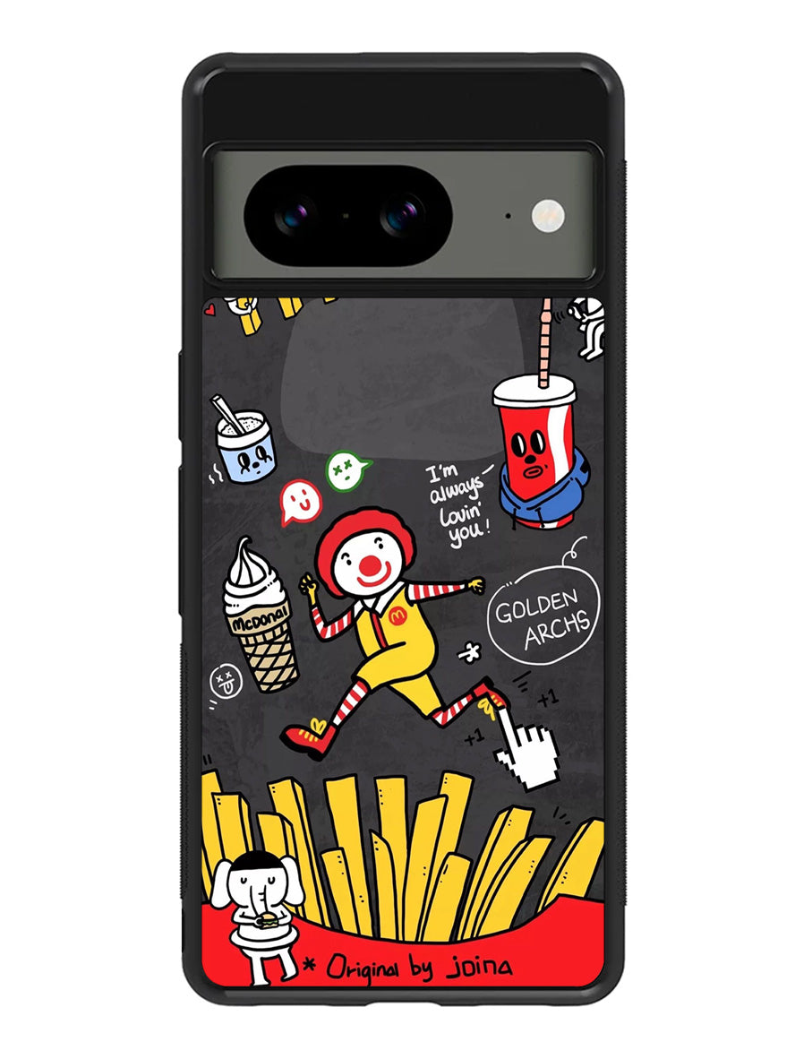 mcd art Google Pixel 8A Case QC8689
