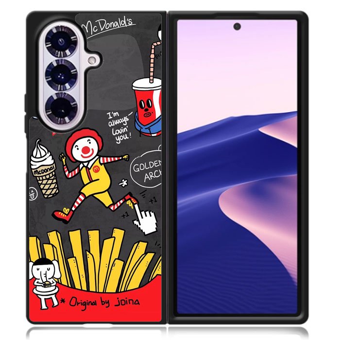 mcd art Samsung Galaxy Z Fold 7 Case OV8689