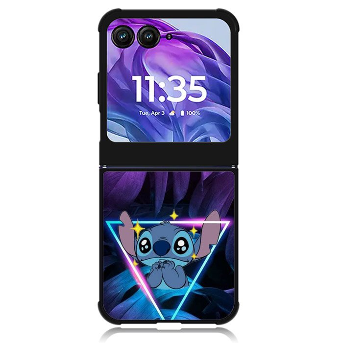 Best Dark Blue Stitch Motorola Moto Razr Plus 2024 , Moto Razr+ 2024 Case OV8755