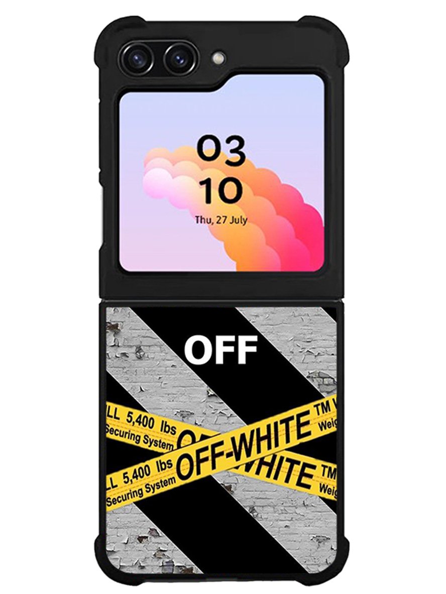 Black and grey Samsung Galaxy Z Flip 5 5G 2023 Case OV8753