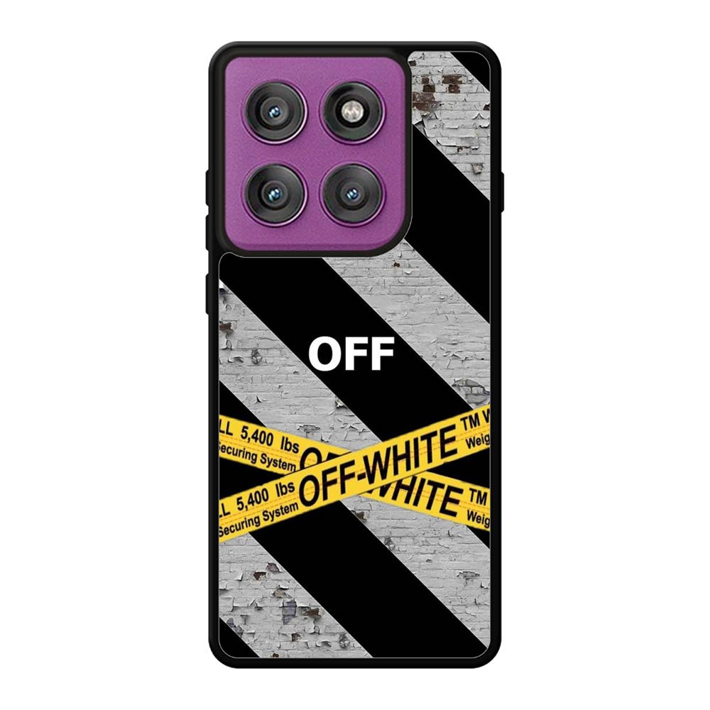 Black and grey Motorola Moto Edge 60 Pro Case OV8753