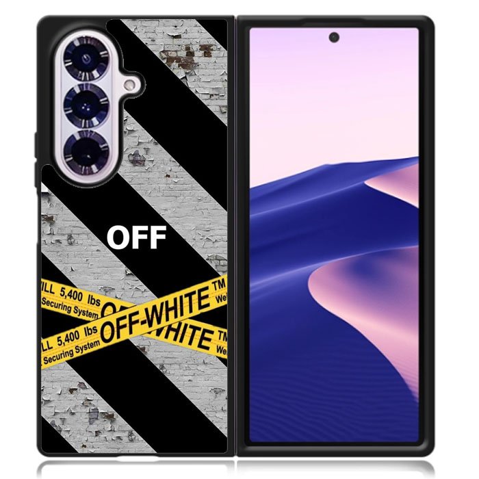 Black and grey Samsung Galaxy Z Fold 7 Case OV8753