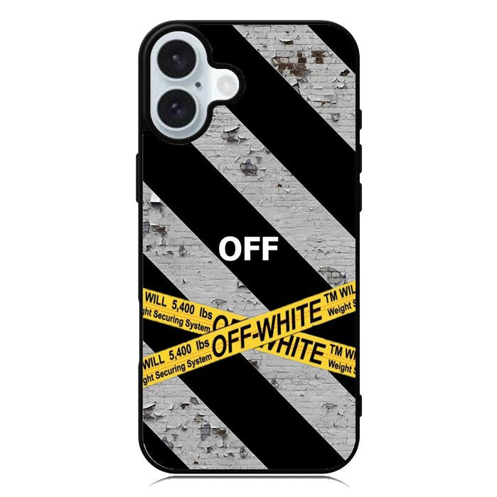 Black and grey iPhone 16 Case QC8753