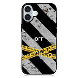 Black and grey iPhone 16 Case QC8753