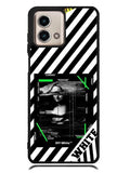 Black and white Motorola Moto G Stylus 5G 2023 Case OV8752