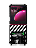 Black and white Motorola Moto Razr Plus 2023 , Moto Razr+ 2023 Case OV8752
