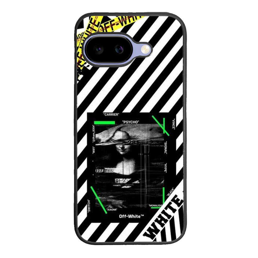Black and white Google Pixel 10A Case OV8752