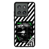 Black and white Motorola Moto Edge 2025 Case OV8752