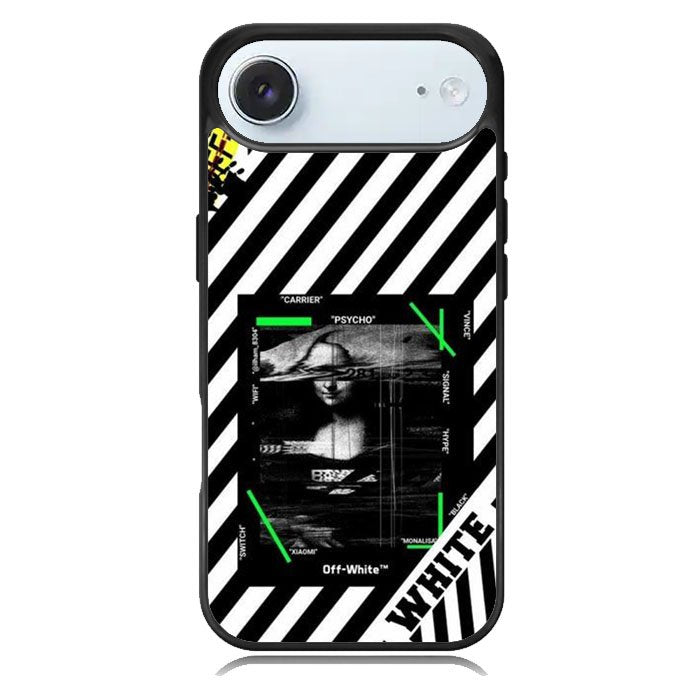 Black and white iPhone 17 Air Case OV8752
